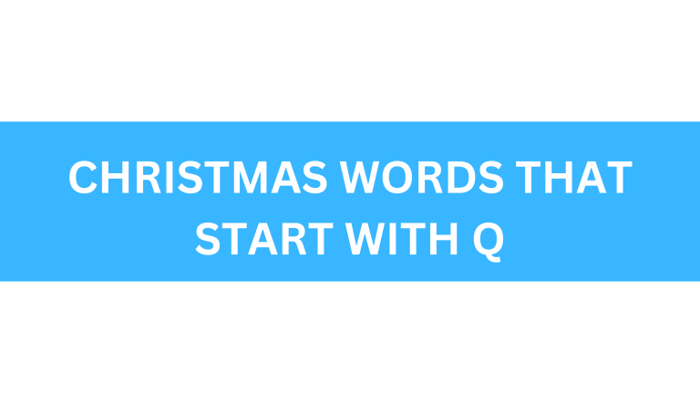 christmas words that start with q