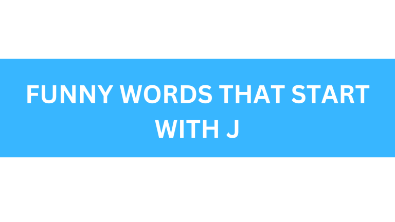 funny words that start with j