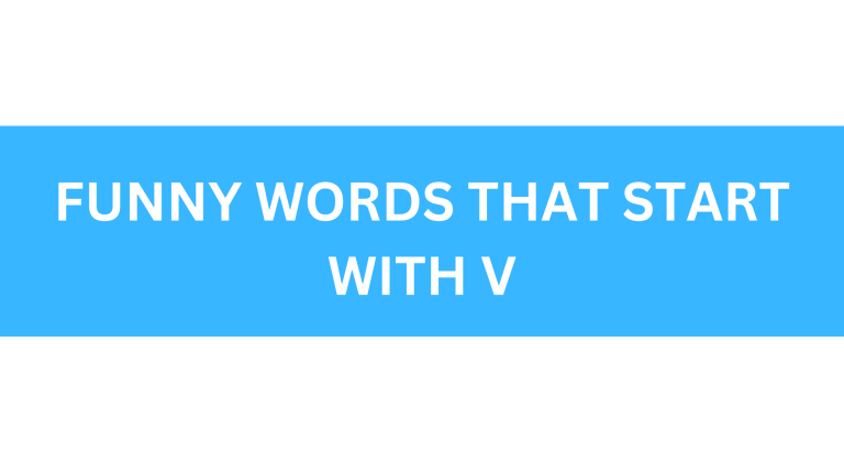 funny words that start with v