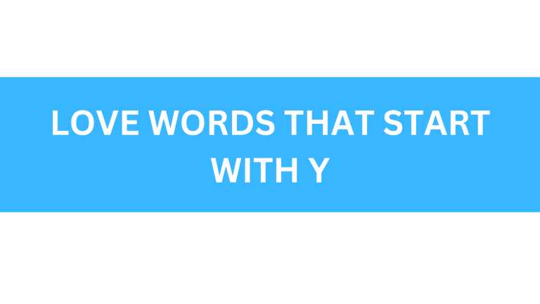 love words that start with y