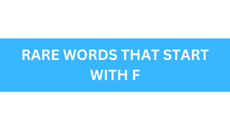 rare words that start with f