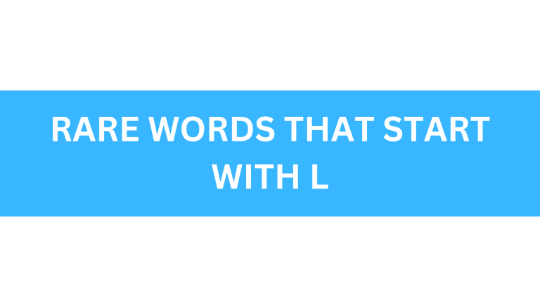 rare words that start with l
