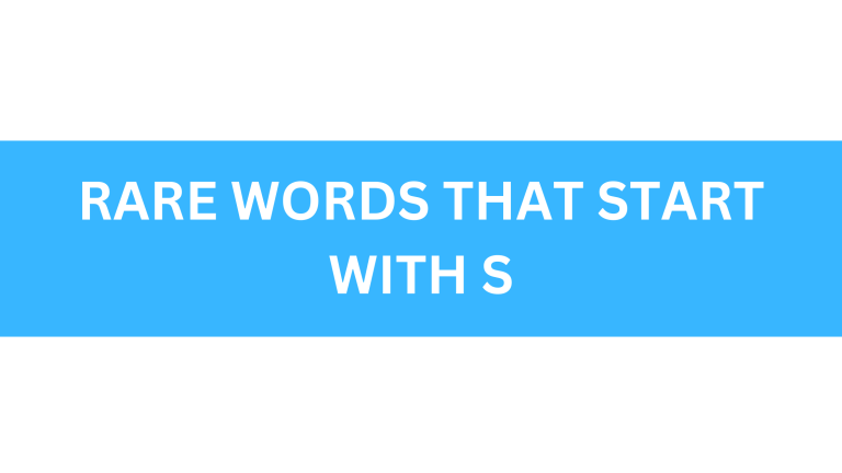 rare words that start with s