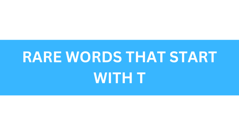 rare words that start with t