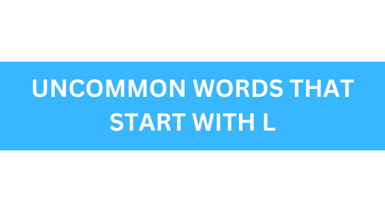 uncommon words that start with l