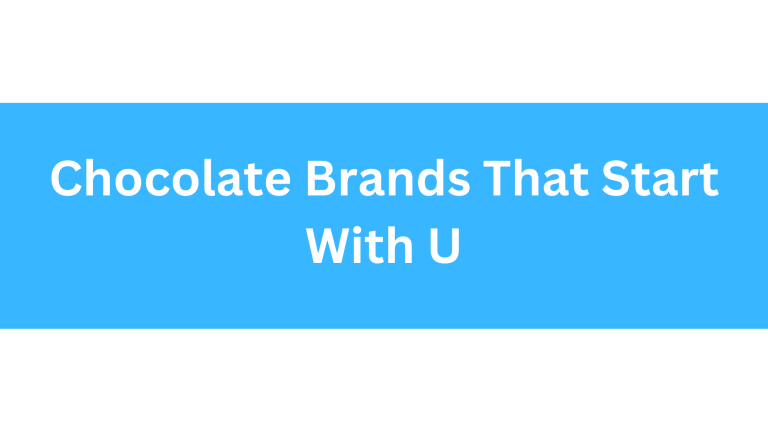 Chocolate Brands That Start With U