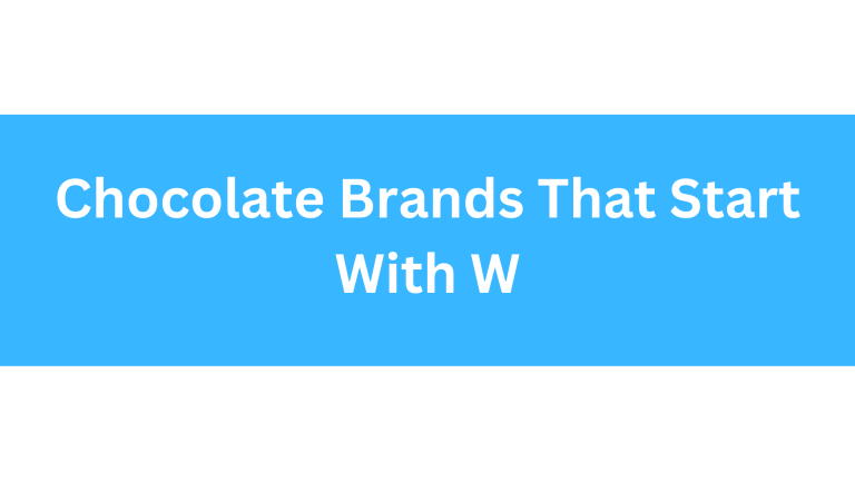 Chocolate Brands That Start With W