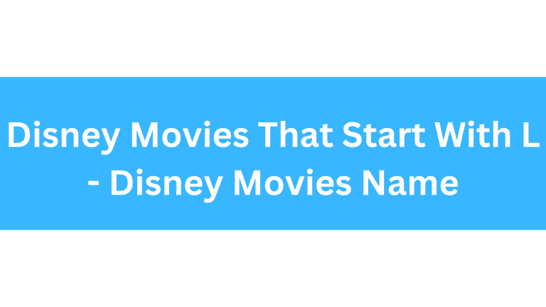 Disney Movies That Start With L