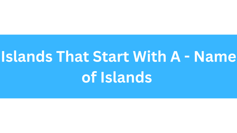 Islands That Start With A