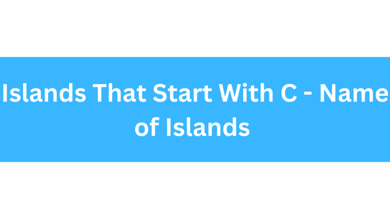 Islands That Start With C