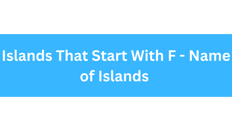 Islands That Start With F