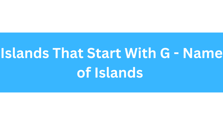 Islands That Start With G