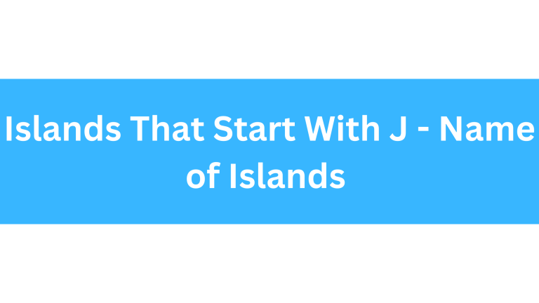 Islands That Start With J