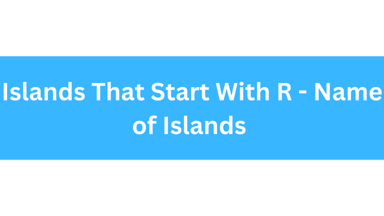 Islands That Start With R
