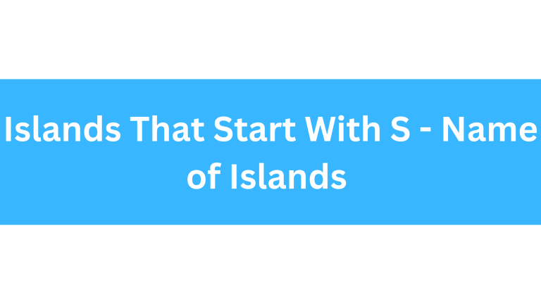 Islands That Start With S