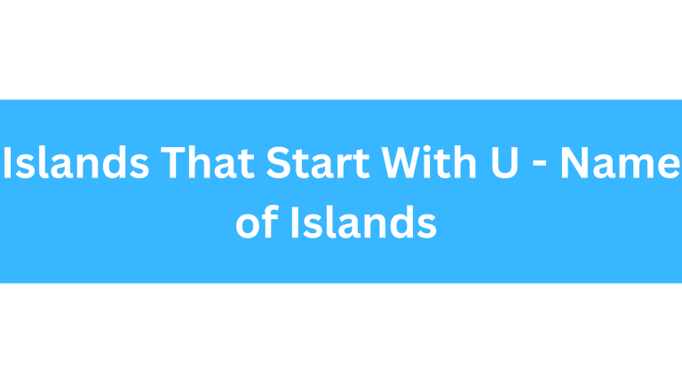 Islands That Start With U