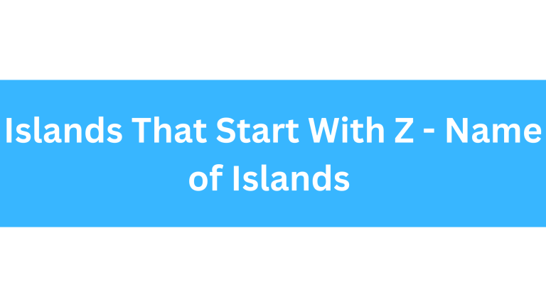Islands That Start With Z