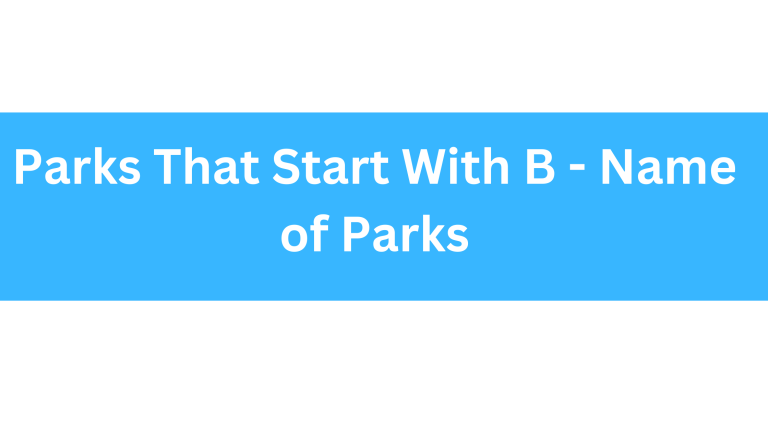 Parks That Start With B