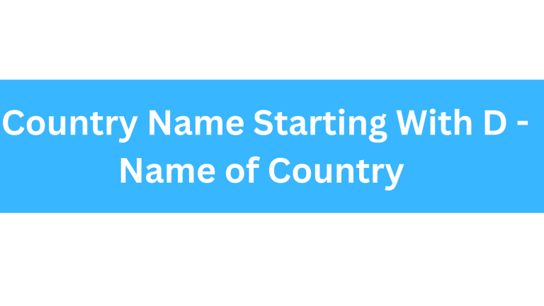 country name starting with D