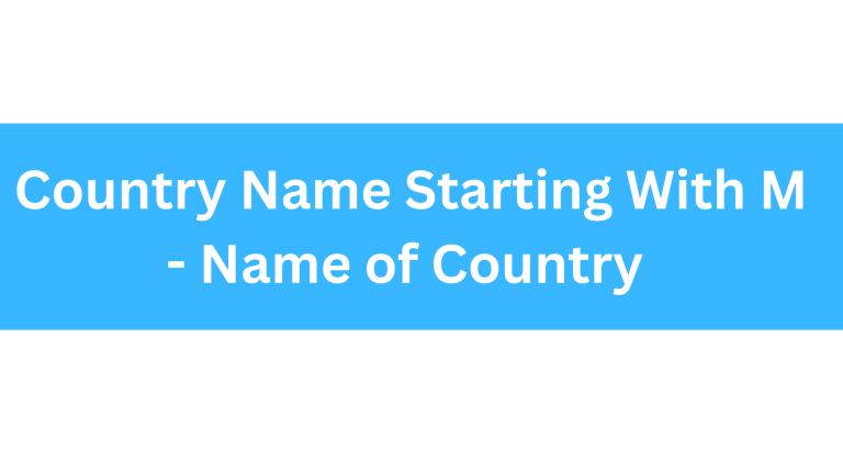 country name starting with M