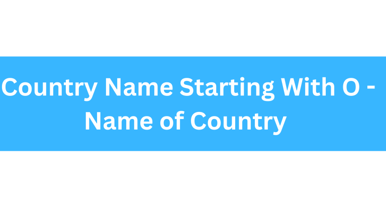 country name starting with O